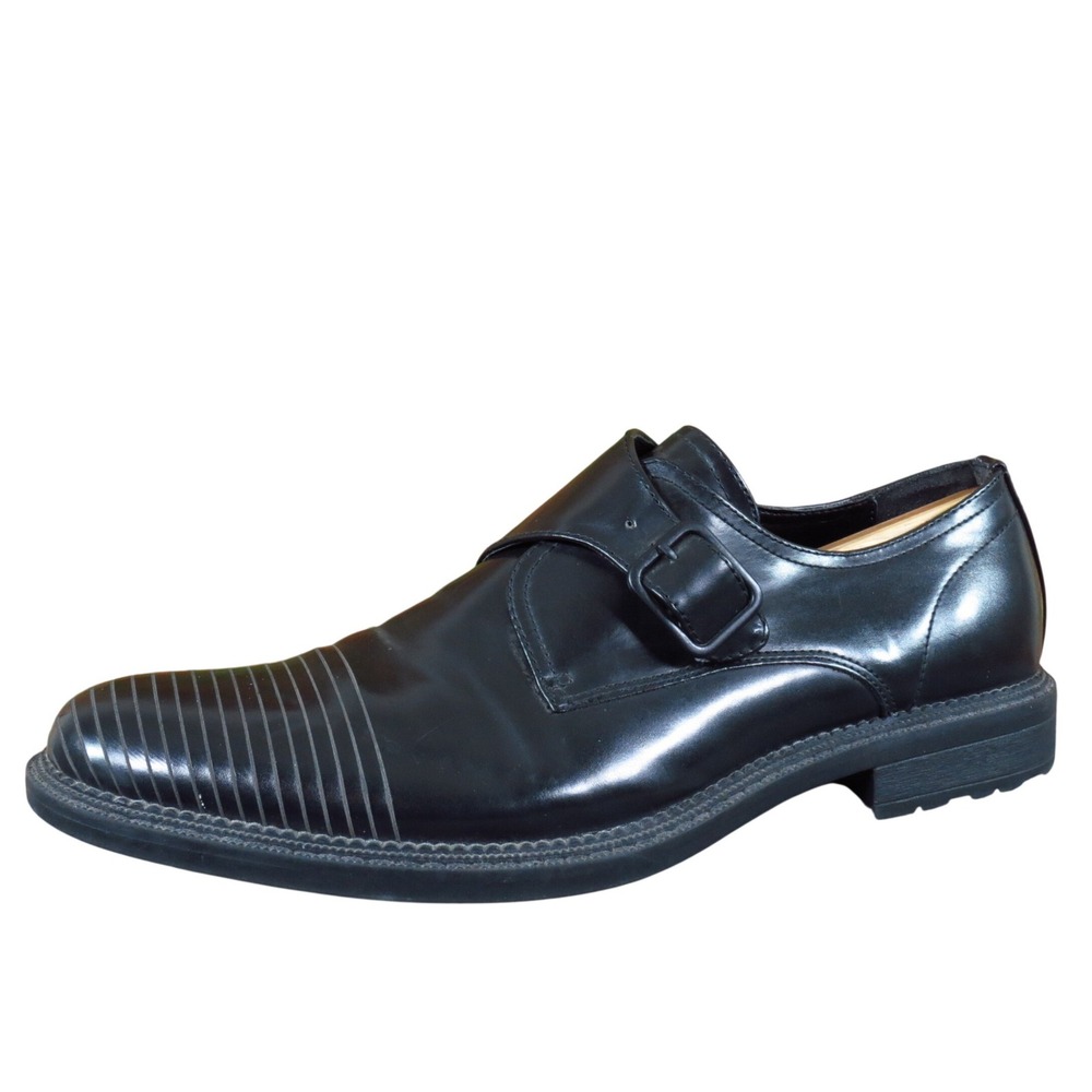 Kenneth Cole Reaction Cellar Monk Men Casual Monk Strap Shoe 11‎ Black Synthetic